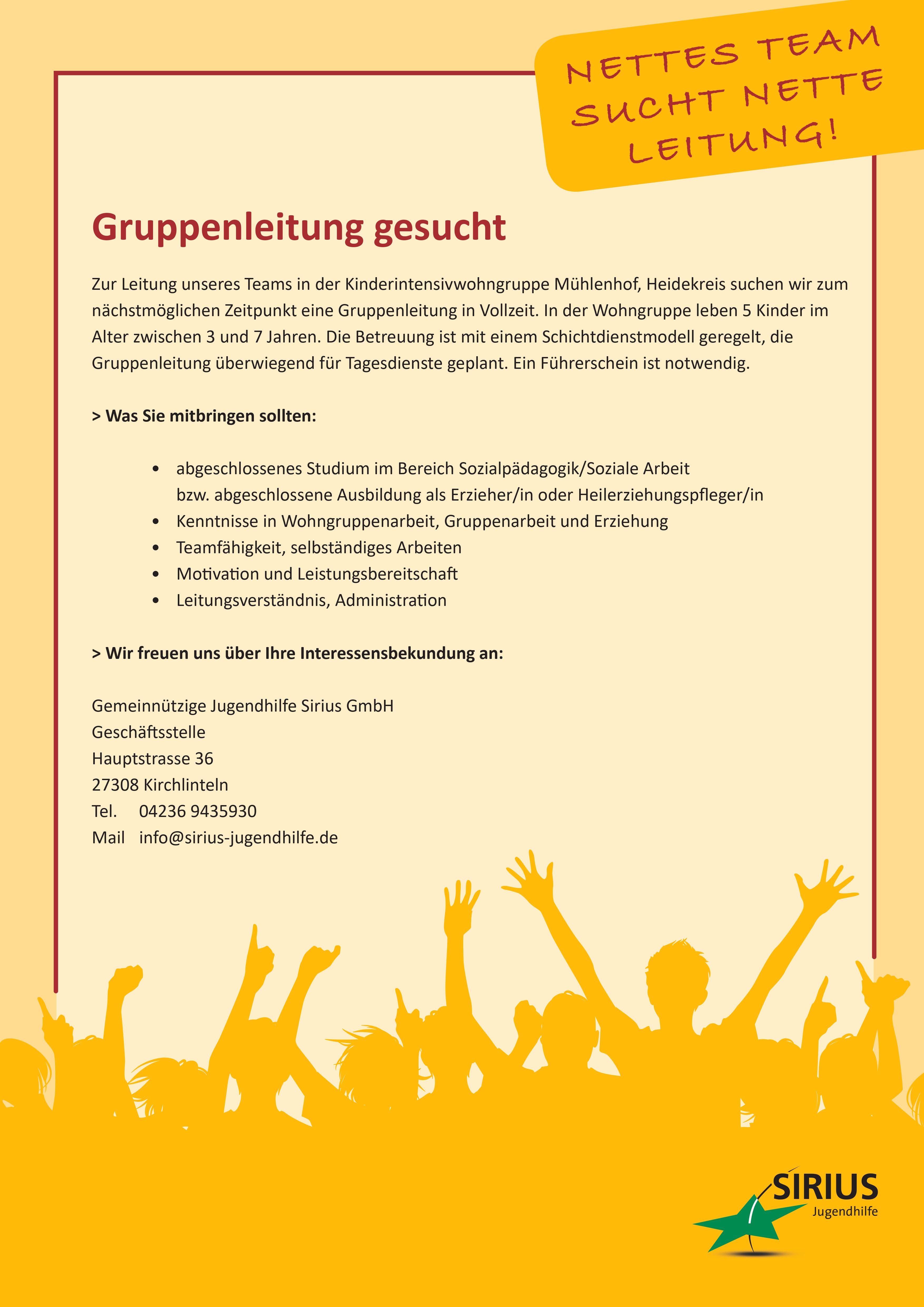 Gruppenleitung 2020